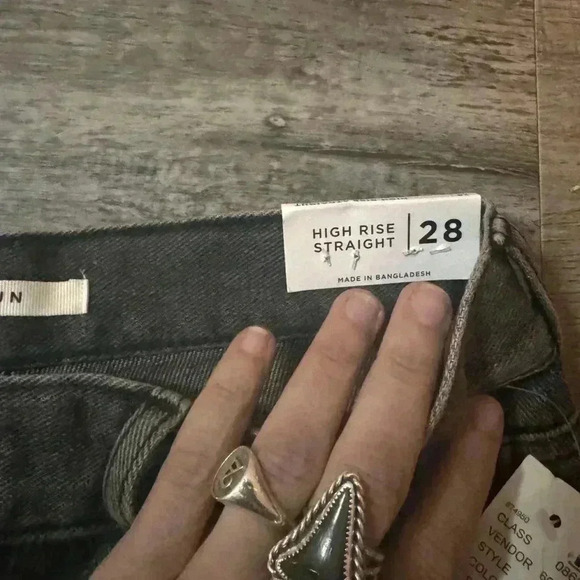 Pacsun High rise straight jeans size 28  style 0047 color 0860 - Picture 13 of 13